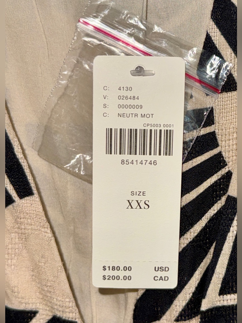 NWT Anthropologie Katerina V-Neck Puff Sleeve Dress Sz: XXS - Picture 12 of 12